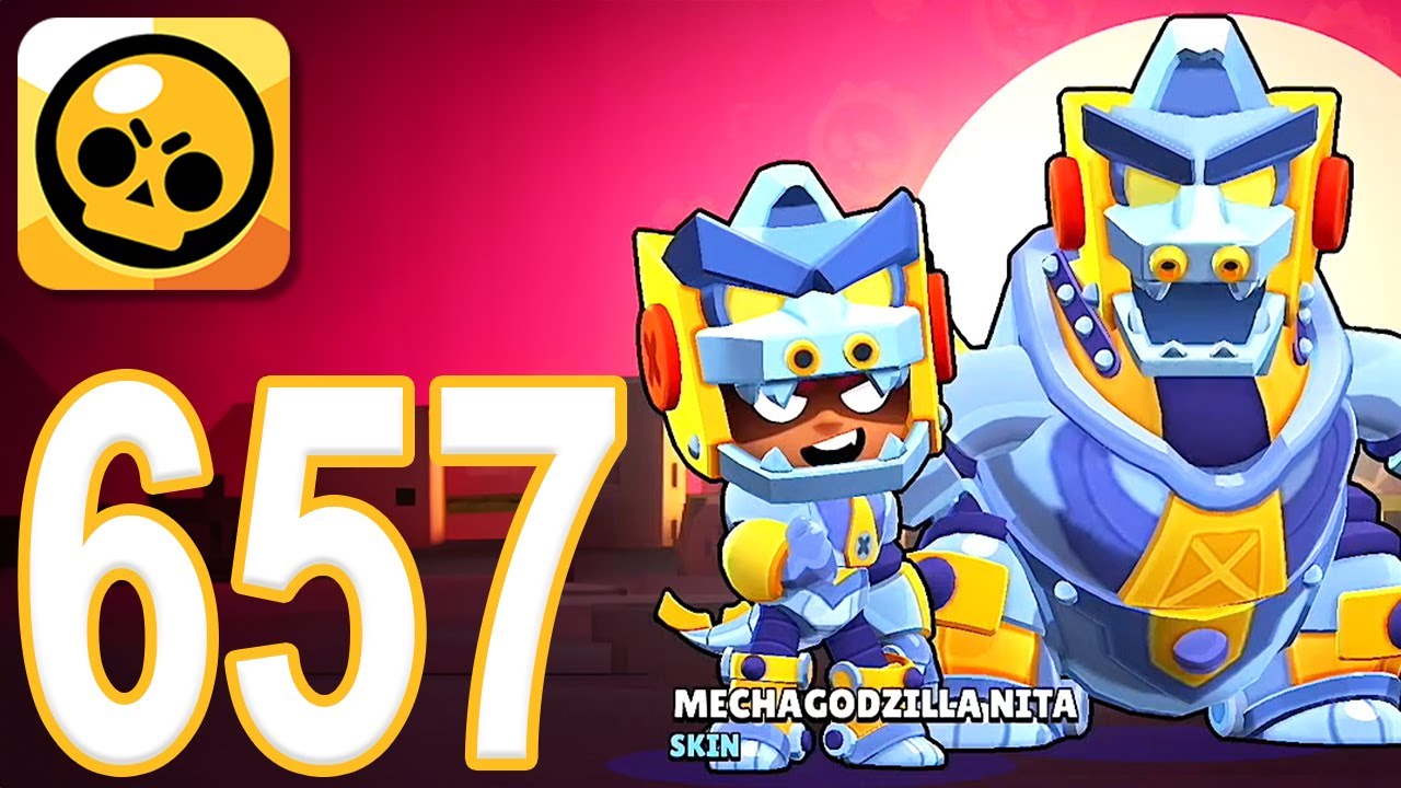 Brawl Stars - Gameplay Walkthrough Part 657 - Mecha Godzilla Nita (iOS, Android)