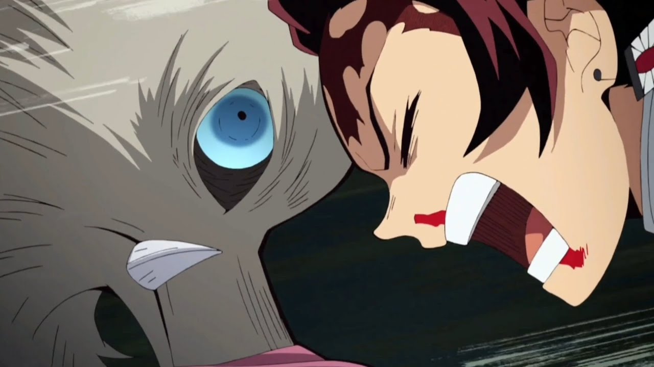 Tanjiro Headbutts