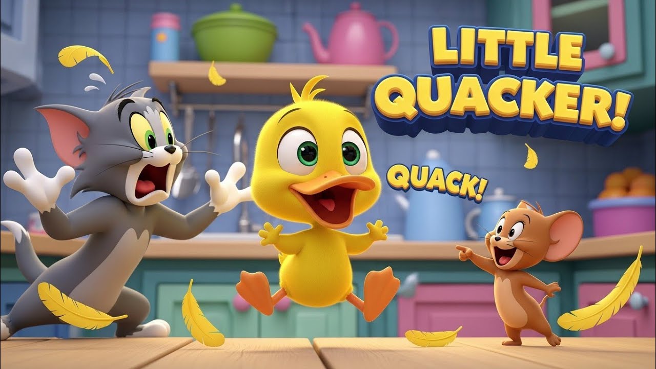 Tom & Jerry Best of Little Quacker 🦆😂 | Episode 2 | 3D Cartoon Funny Moments