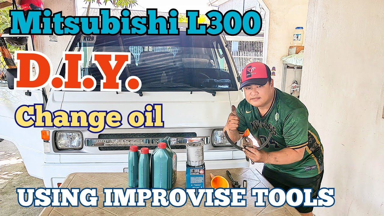 D. I. Y. MITSUBISHI L300 change oil