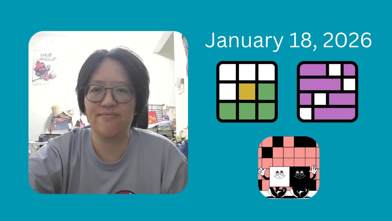 Wordle #1674, Connections #952, LA Times Mini Crossword | January 18, 2026