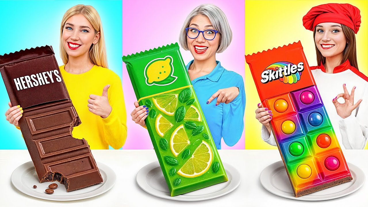 Кулинарный Челлендж: Я против Бабушки | Кулинарная Битва с Едой от Multi DO Joy