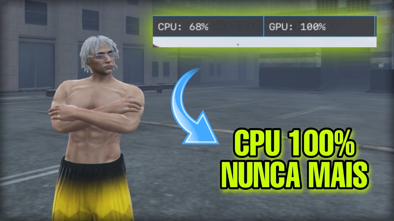 COMO TIRAR O GARGALO DA SUA CPU NO FIVEM - PC FRACO