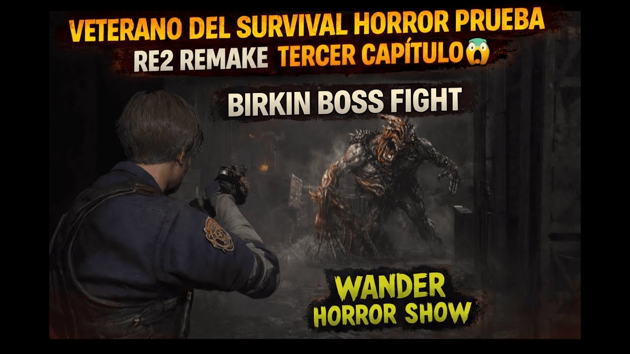 RE2 Remake | Capítulos 2 - 3  | Survival Horror | Birkin Boss Fight