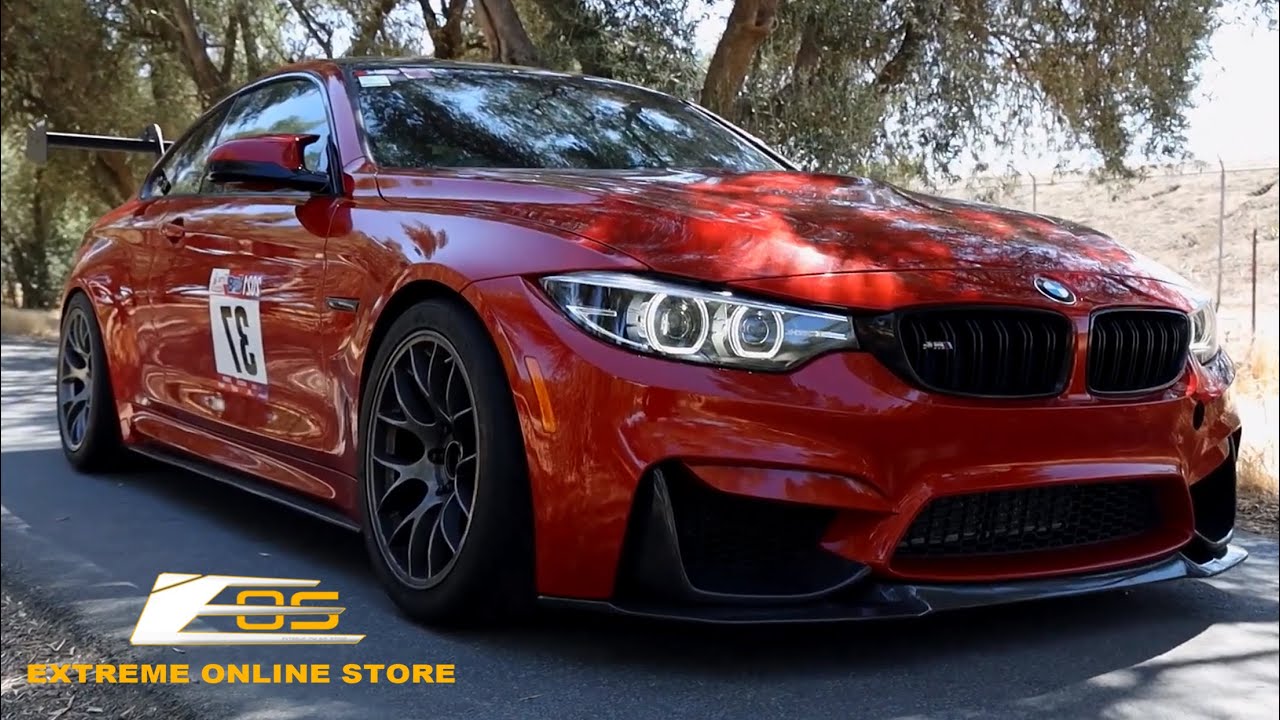 Extreme Online Store | BMW F80 M3 / F82 M4 CS Carbon Front Splitter Lip installed by @BlakesGarage
