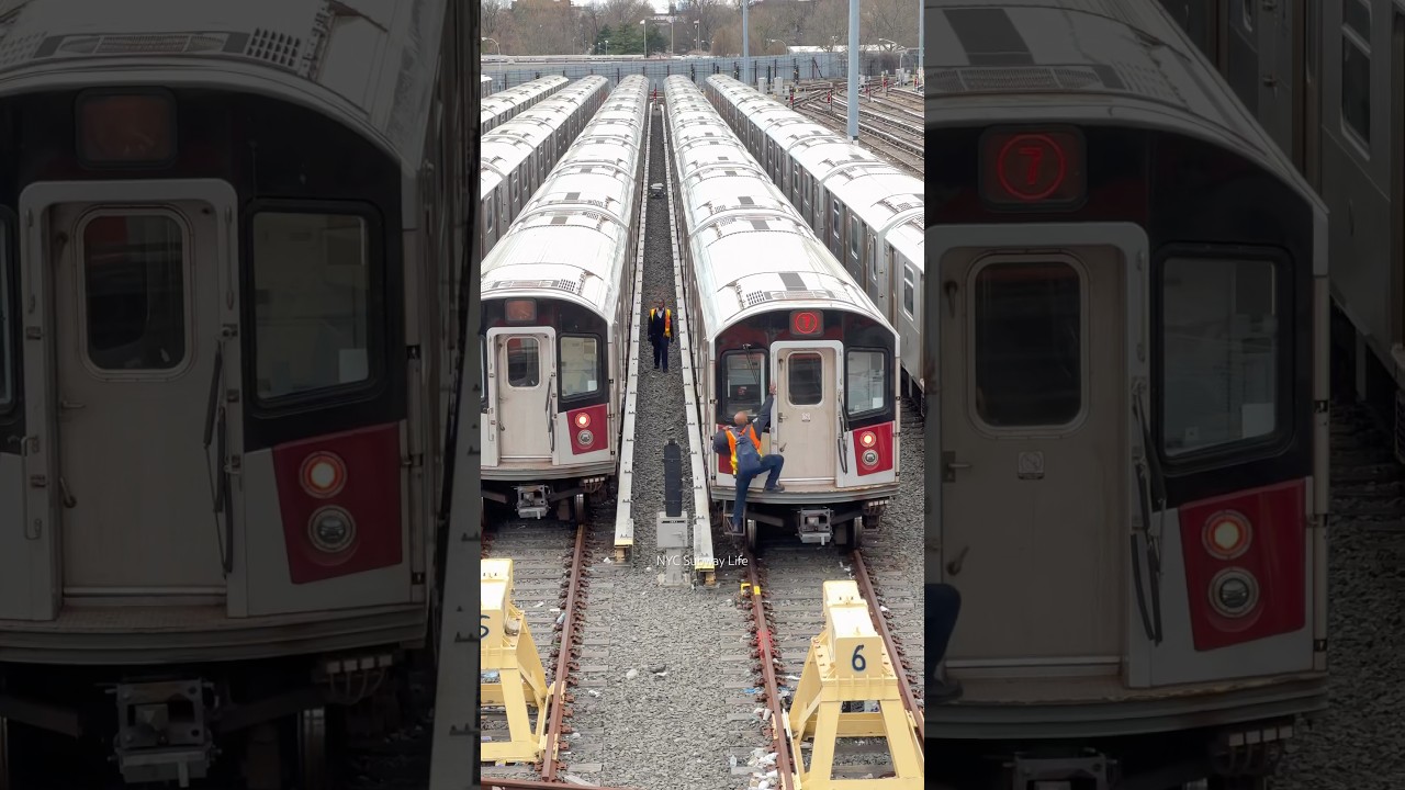 Corona Yard#NYCSubway #NYC #MTA #NewYorkCitySubway #LIRR #SubwayTrain #NewYork #NewYorkCity