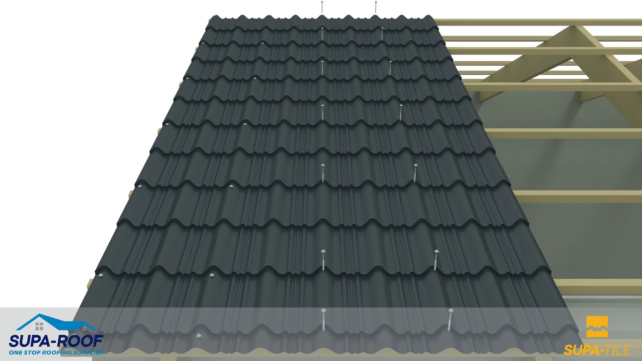 How to install Supa-Tile roof covering