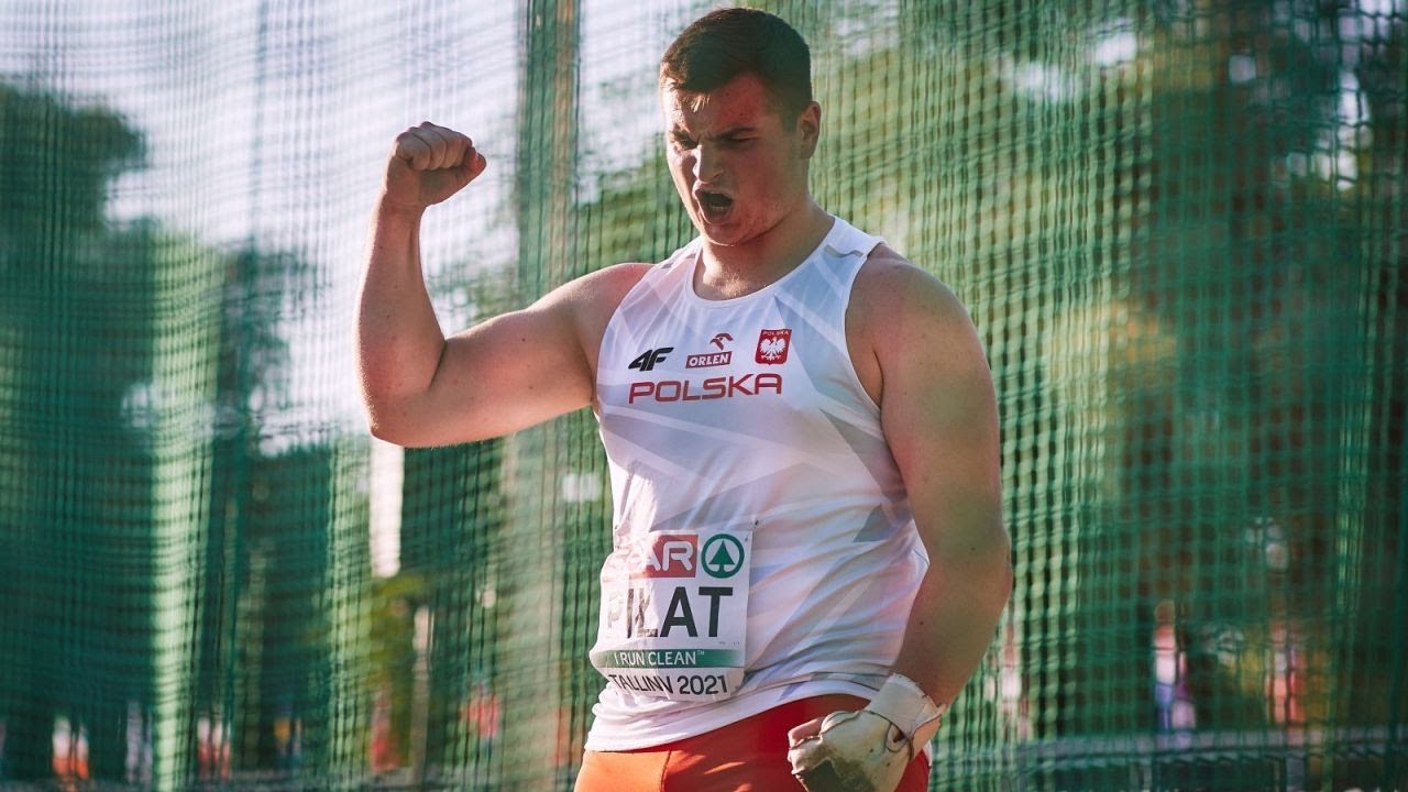 ZŁOTY medal Dawida PIŁATA! REKORD POLSKI JUNIOR&Oacute;W W RZUCIE MŁOTEM! ME U-20 Tallin 2021