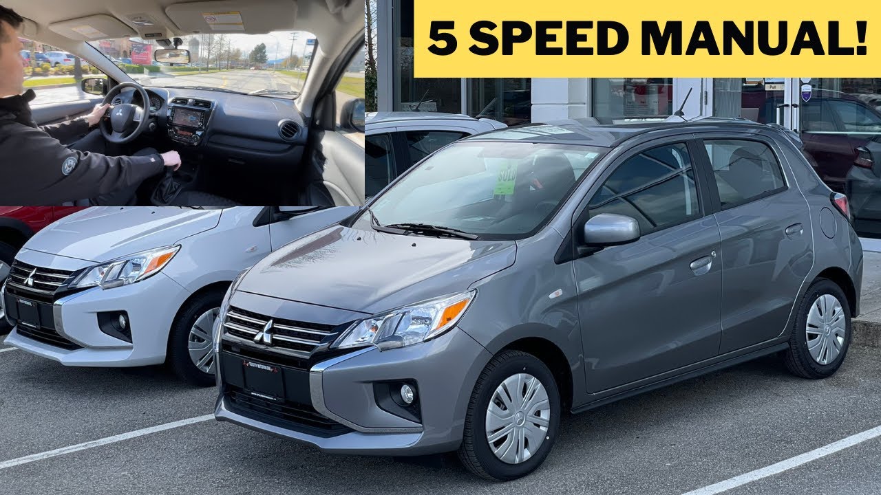 5-ступенчатая механическая коробка передач: обзор и тест-драйв Mitsubishi Mirage 2022 года // Spa...