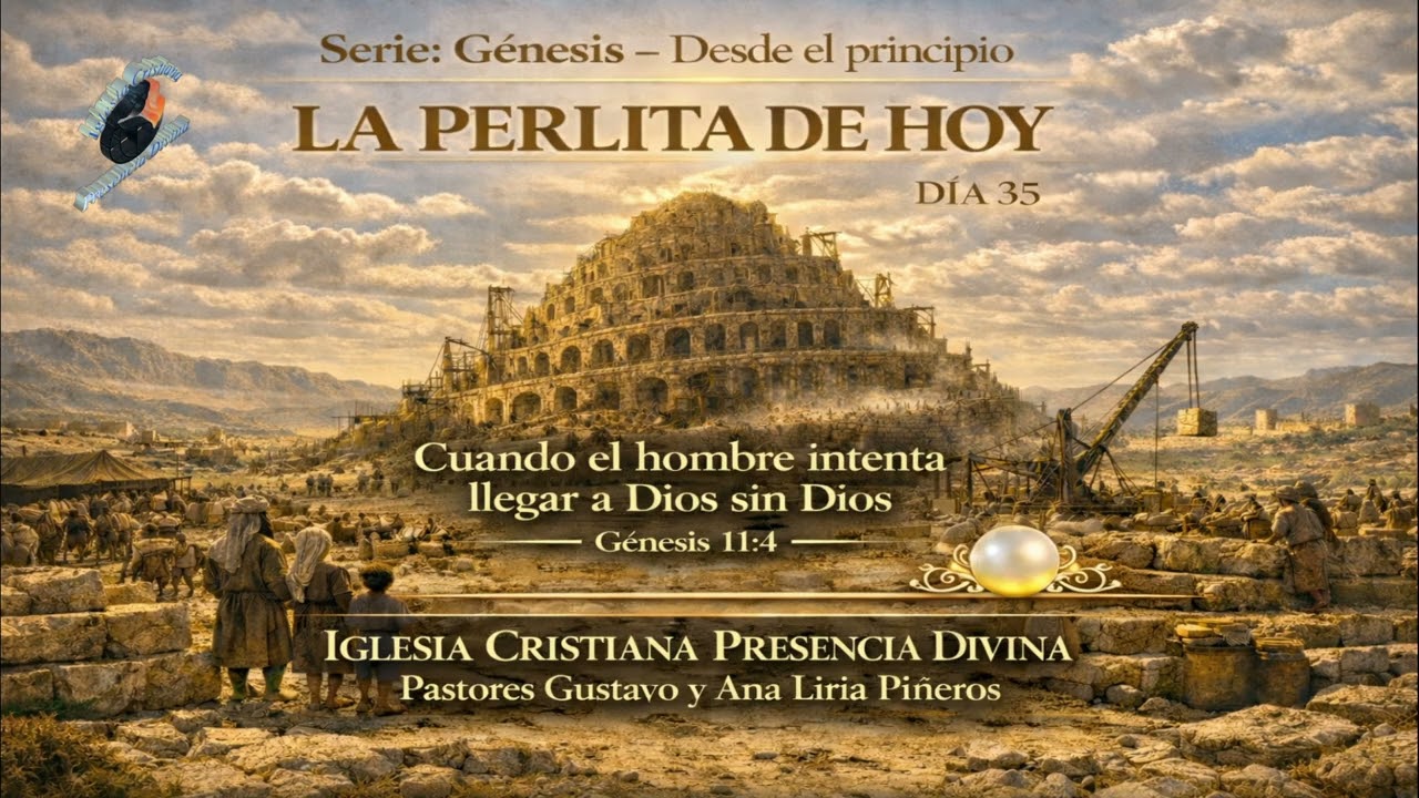 LA PERLITA DE HOY Día 35 Génesis Desde el principio| Cuando el hombre intenta llegar a Dios sin Dios