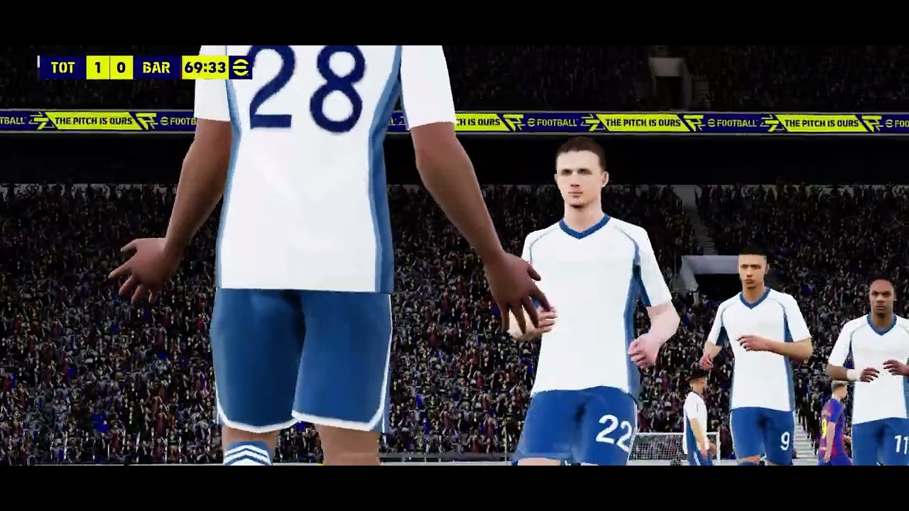 Tottenham Hotspur vs FC Barcelona efootball 2025 mobile Full Match