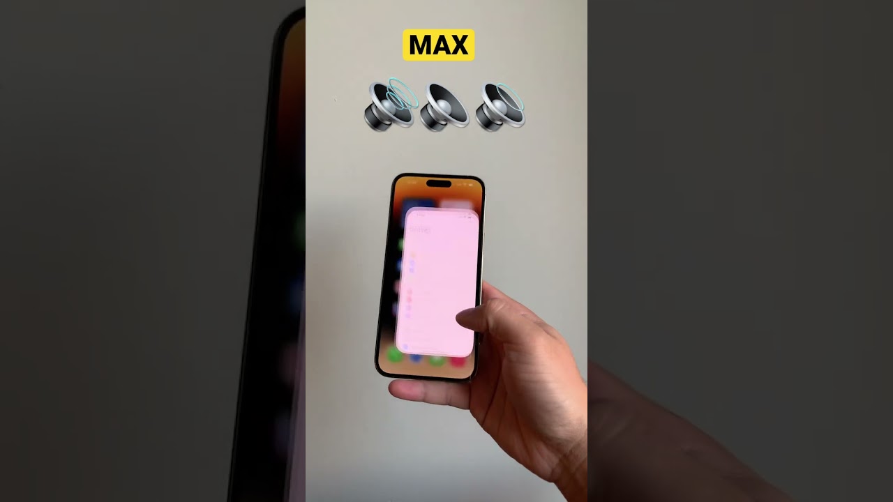 Max Music Volume Hack!!! #iphone #music #volume #hack #tips #settings #shorts #short