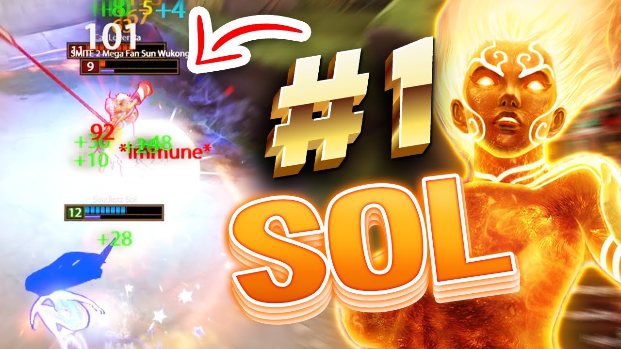 Я наблюдал за ПОЗНАВАТЕЛЬНЫМ игроком номер 1 в SOL в SMITE...