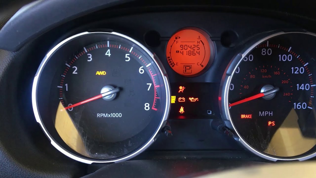Nissan Rogue foco de la bolsa de aire se queda prendida secreto para apagarla