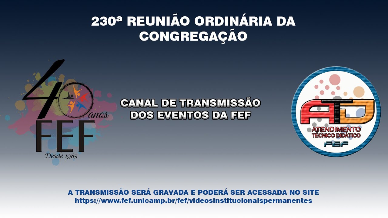 230ª Reunião Ordinária da Congregação