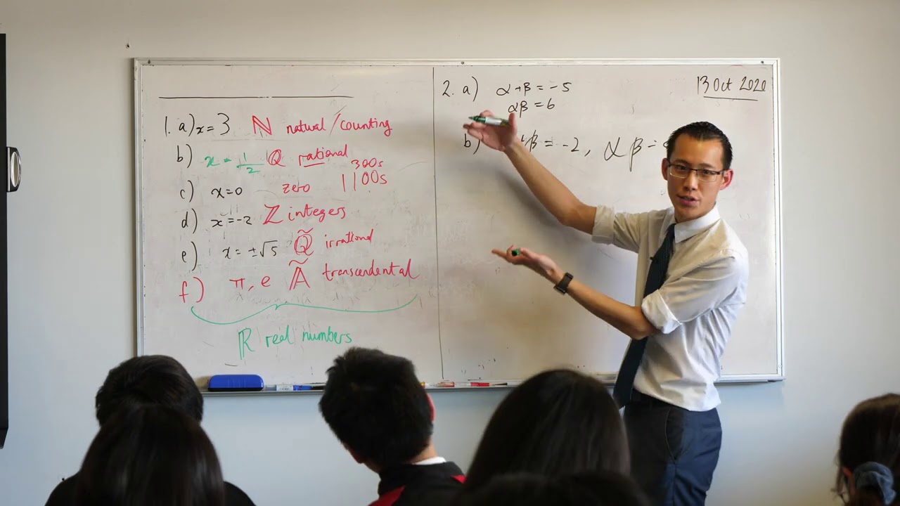 Introducing Complex Numbers (1 of 3: History of numbers)