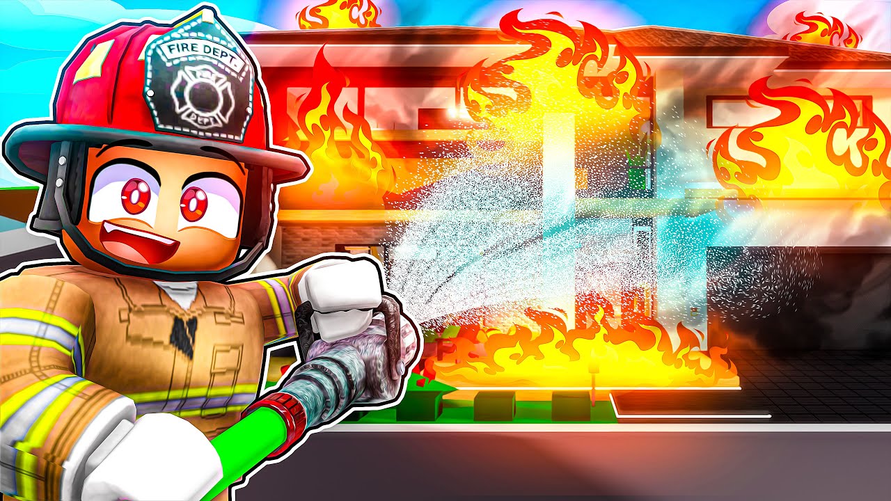 Aku Jadi Ahli Bomba Selama 24 Jam! [Brookhaven 🏡RP] (Roblox Malaysia)