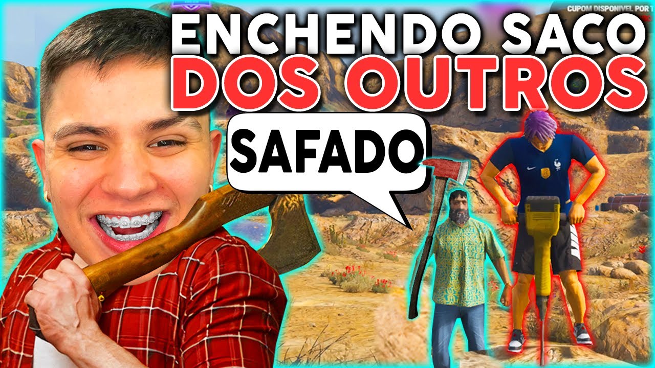 TRETANDO COM TRABALHADORES no GTA RP 😂 (Paulinho o LOKO)