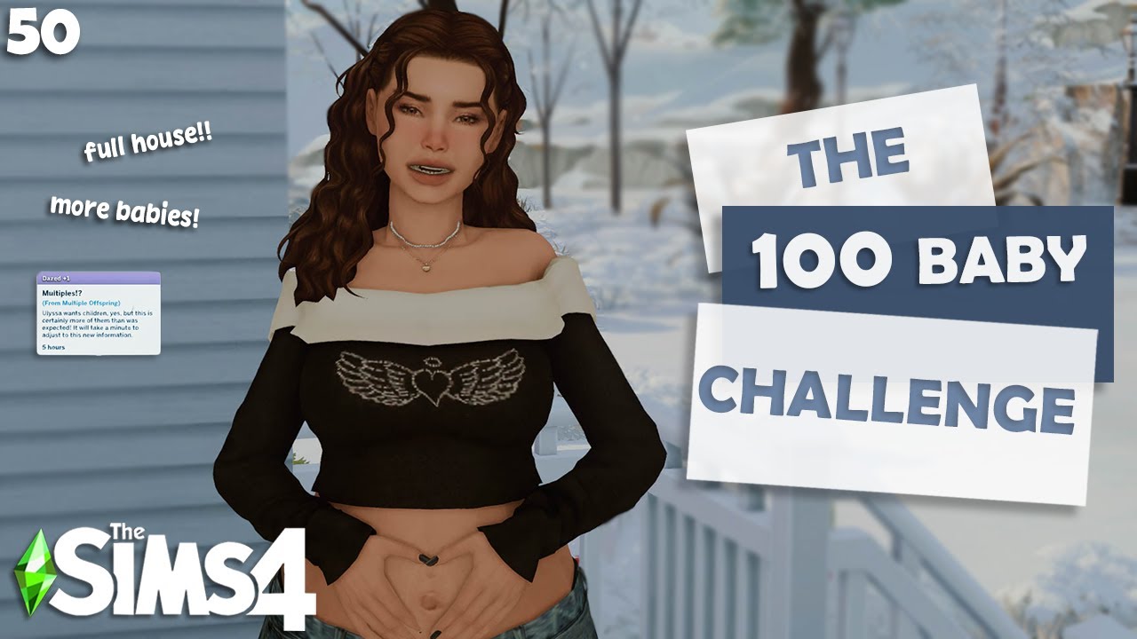 Начинается хаос... | The Sims 4: Испытание на 100 детей 🍼 | Часть 50
