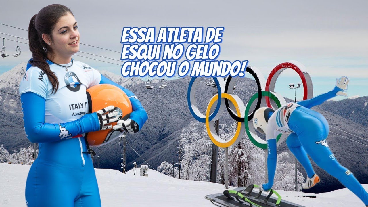 a talentosa atleta italiana de skeleton, Alessia Crippa
