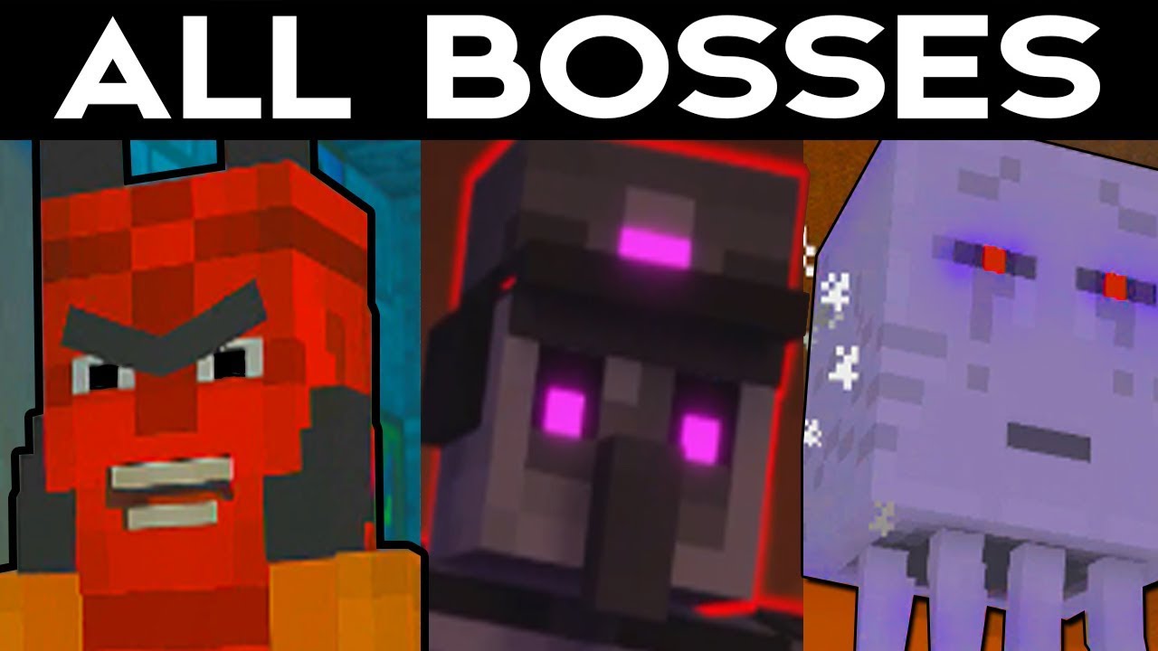Minecraft Storymode Season 2 Episode 3 - ALL BOSSES / FINAL BOSS