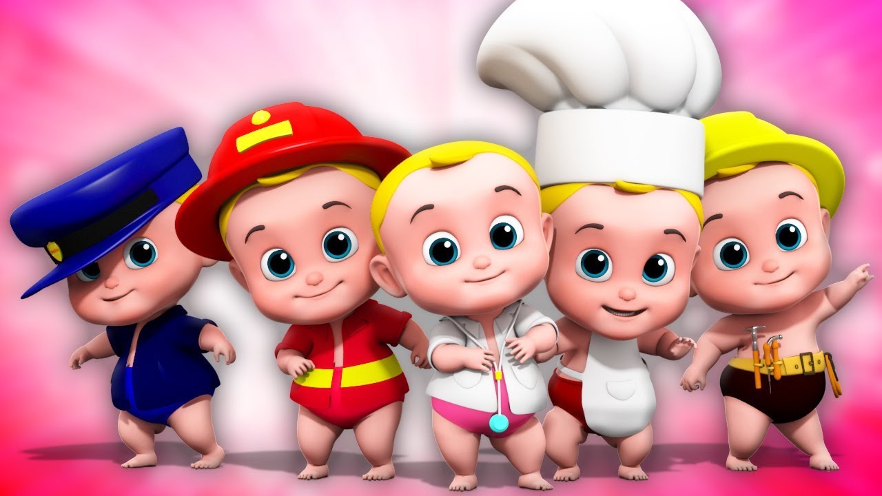cinco pequenos bebês | saltando canções | Five Little Babies