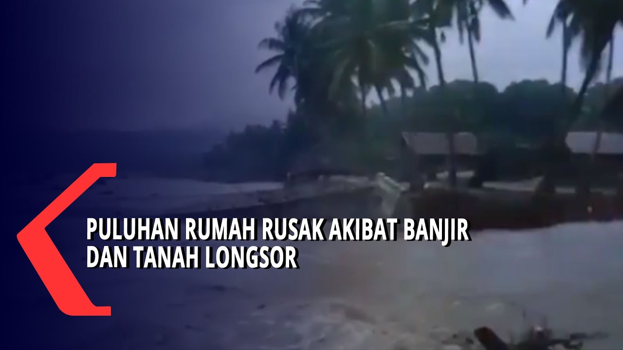 Detik-detik terjadinya banjir di sertai tanah longsor, di Kecamatan Pulau Romang