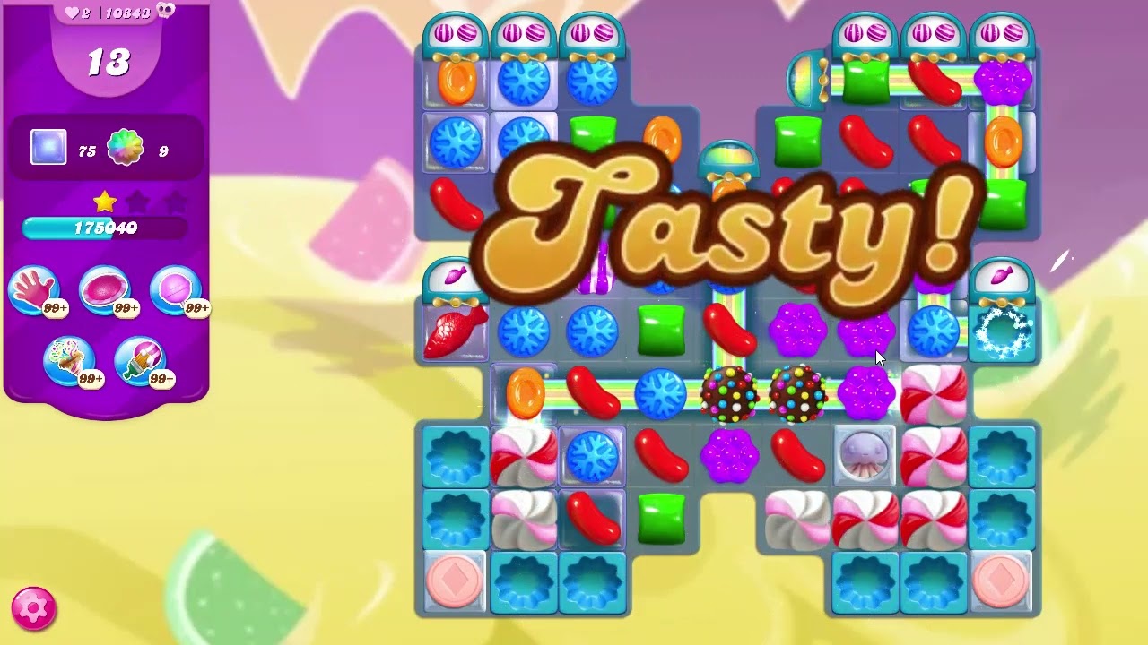 Candy Crush Saga Level 10843 NO BOOSTERS (second version)