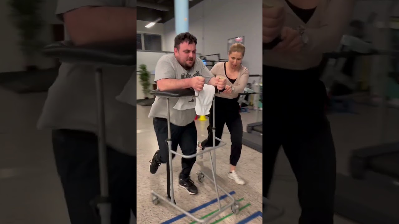 r&eacute;apprendre &agrave; courir apr&egrave;s une l&eacute;sion m&eacute;dullaire #neuroconcept  #adaptedtraining #neurorehab