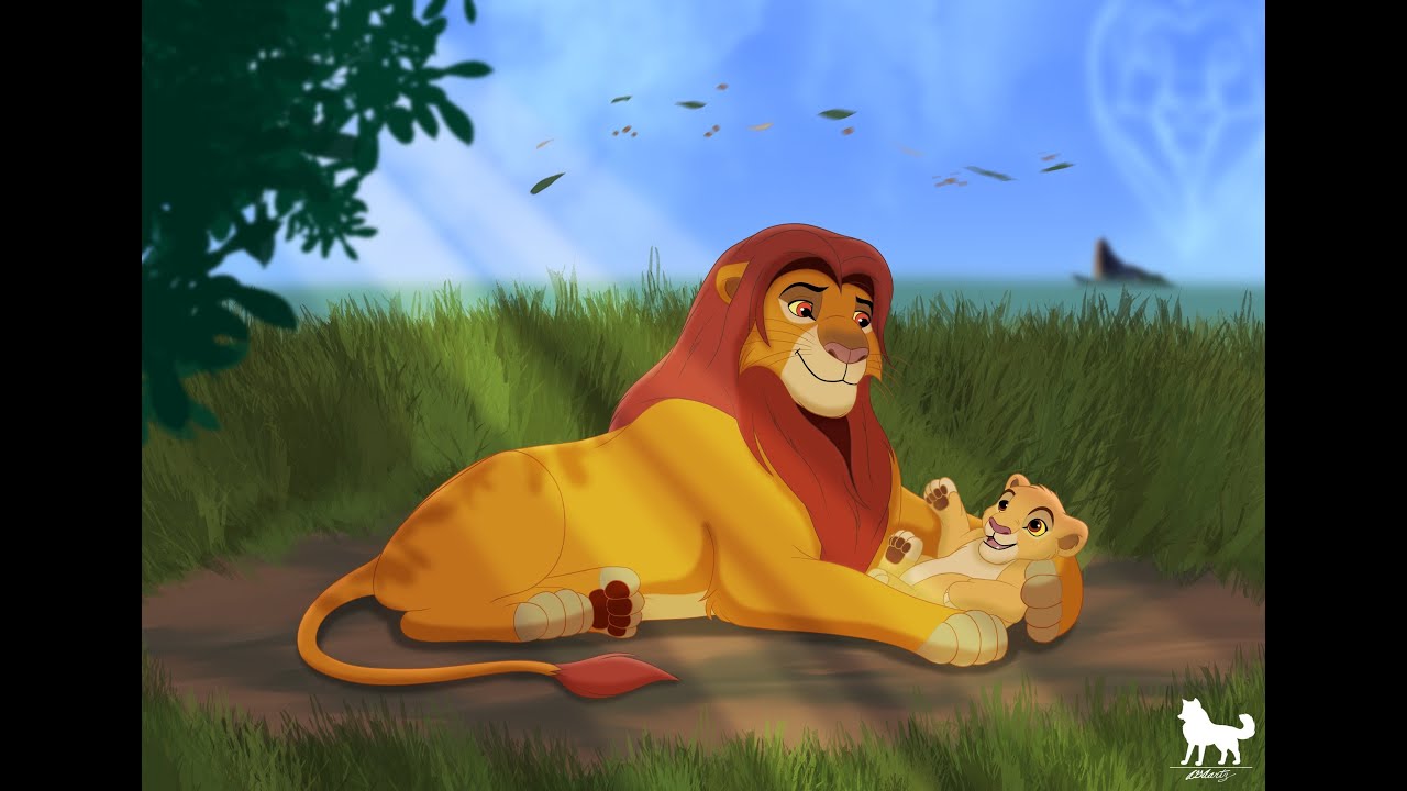 Procreate Lion King Fanart Speedpaint: Simba and Baby Kiara