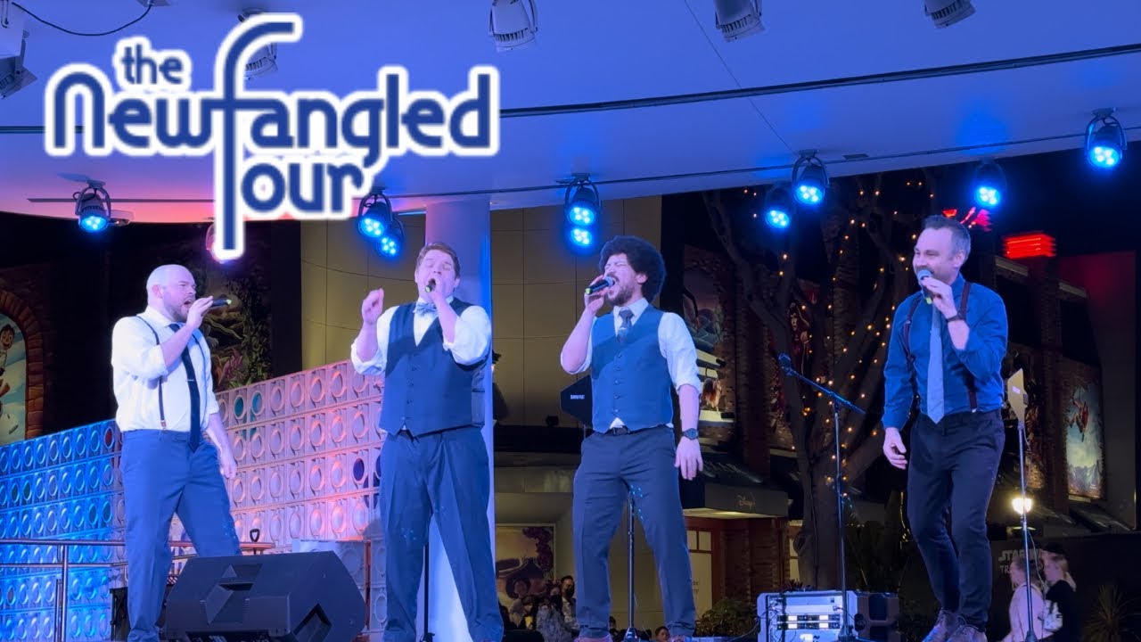 Newfangled Four Barbershop Quartet | Downtown Disney District | Disneyland Resort | 4K