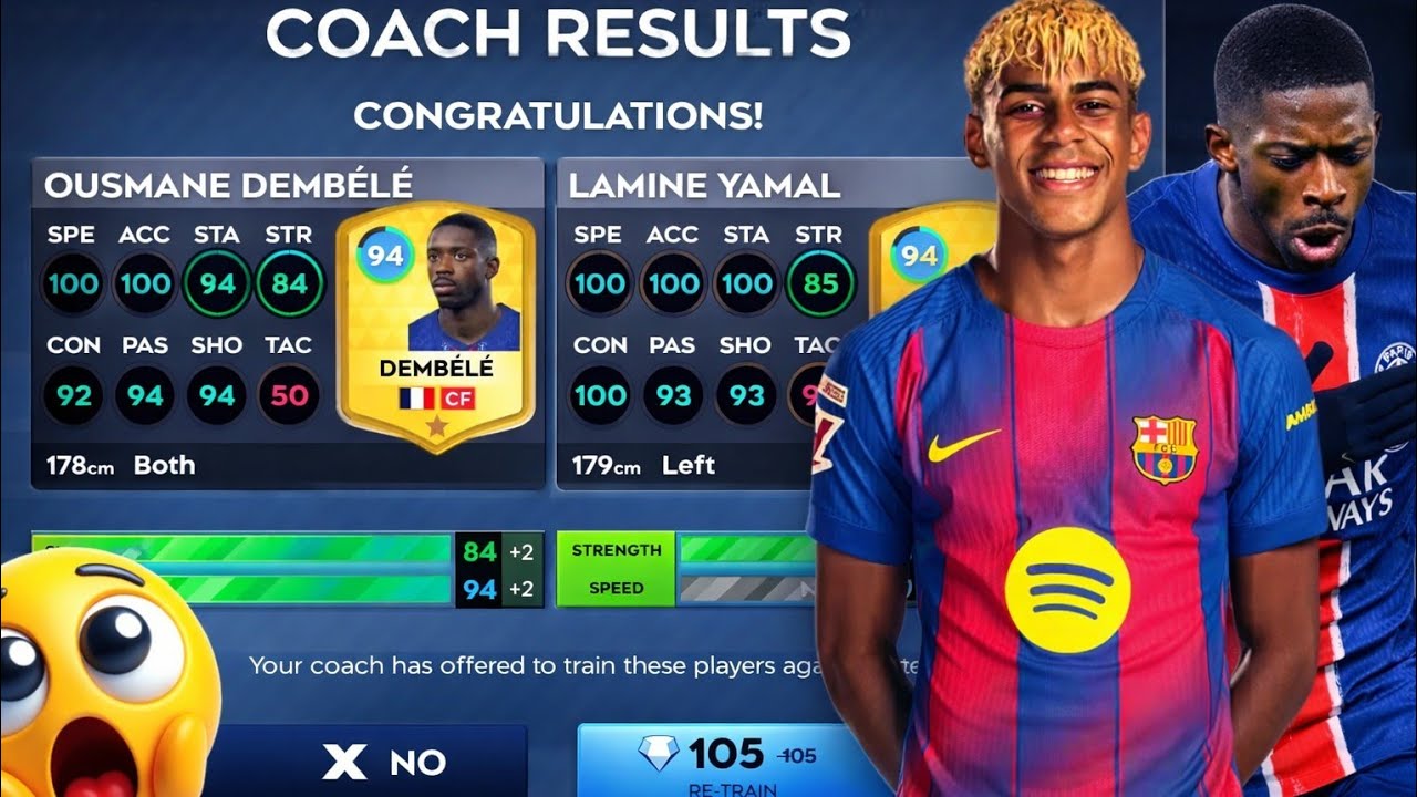 DLS 26 Buying & Maxing Lamine Yamal And Dembele😱