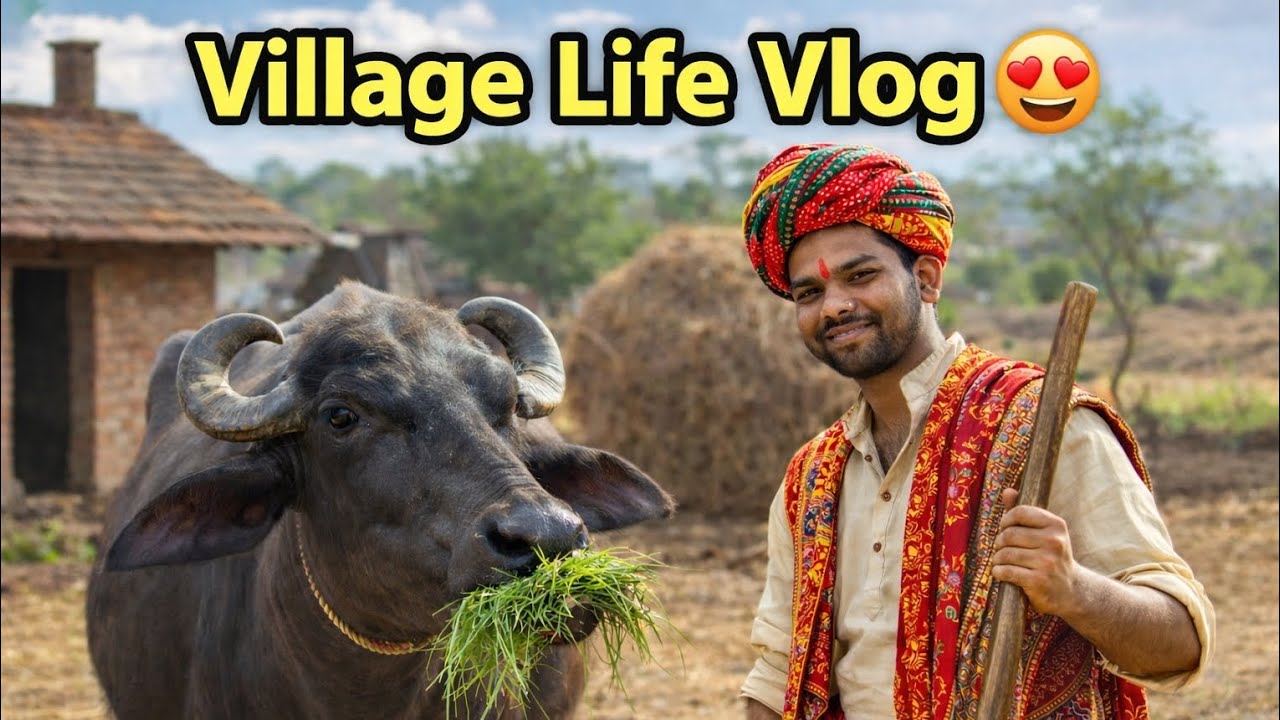 Gaon Ki Asli Zindagi!” ☘️ dashi lifestyle 🫣 Music:Musician:VN VideoEditor