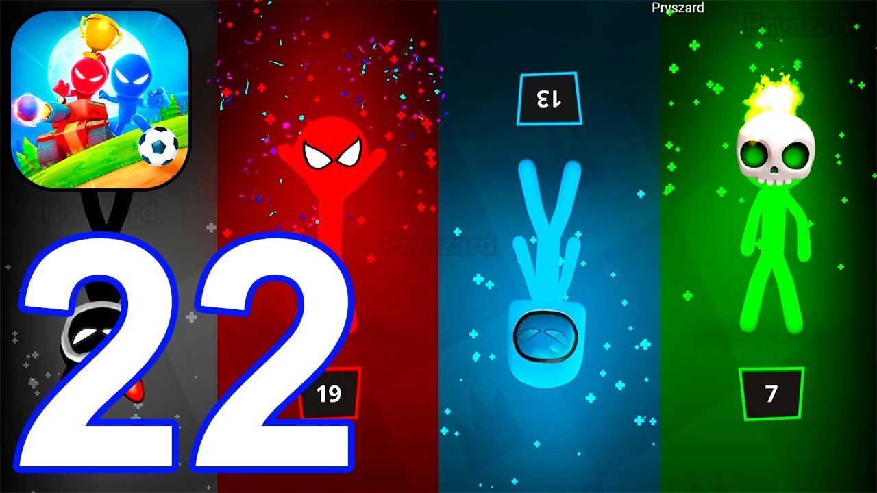 Stickman Party 2 3 4 MiniGames - Gameplay Walkthrough Part 22 Tournament Mode (iOS, Android)