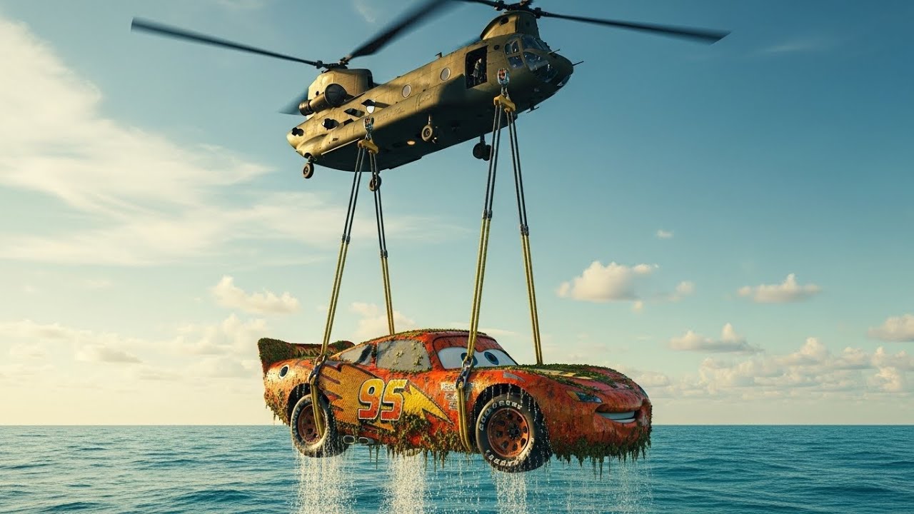 ASMR Car Restoration | Lightning McQueen (Back to Life) Full Rebuild From Forgotten Racer