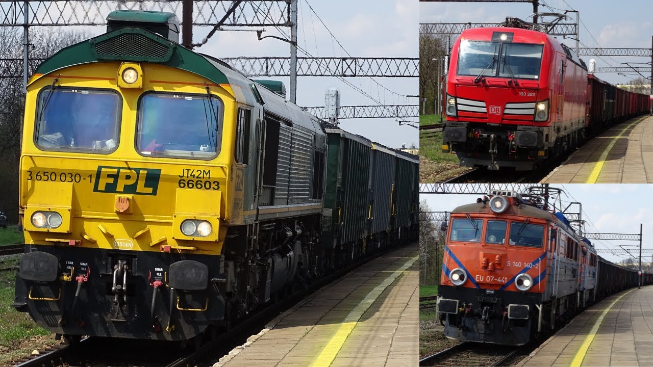 Class 66 Freightliner Polska, Vectron DB Cargo, duet Siódemek Kolpremu i inni | Chorzów Stary