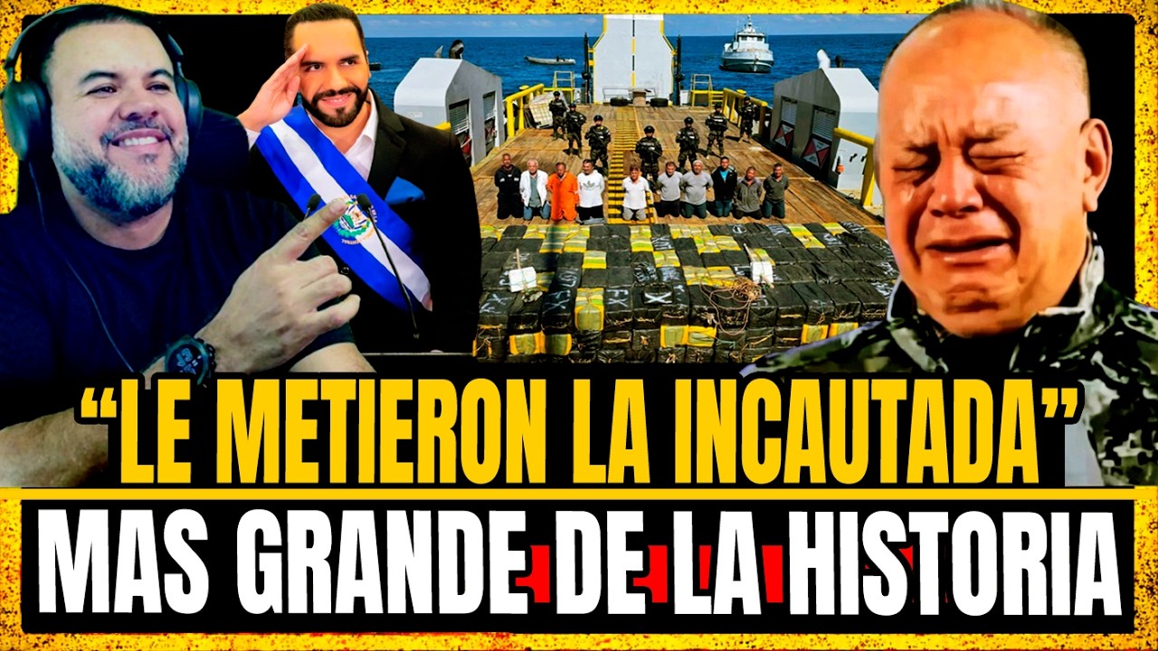 NAYIB BUKELE LE PROPINA A DIOSDADO CABELLO EL GOLPE M&Aacute;S GRANDE DE LA HISTORIA