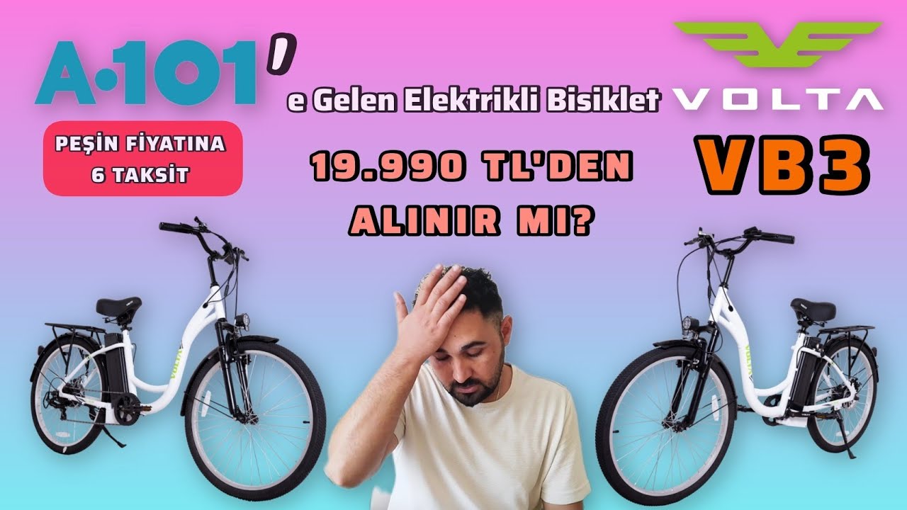A101’e Gelen Volta VB3 Elektrikli Bisiklet! Alınır mı? Bu Fiyata Kaçmaz! Detaylı İnceleme 🚲⚡#ebike 