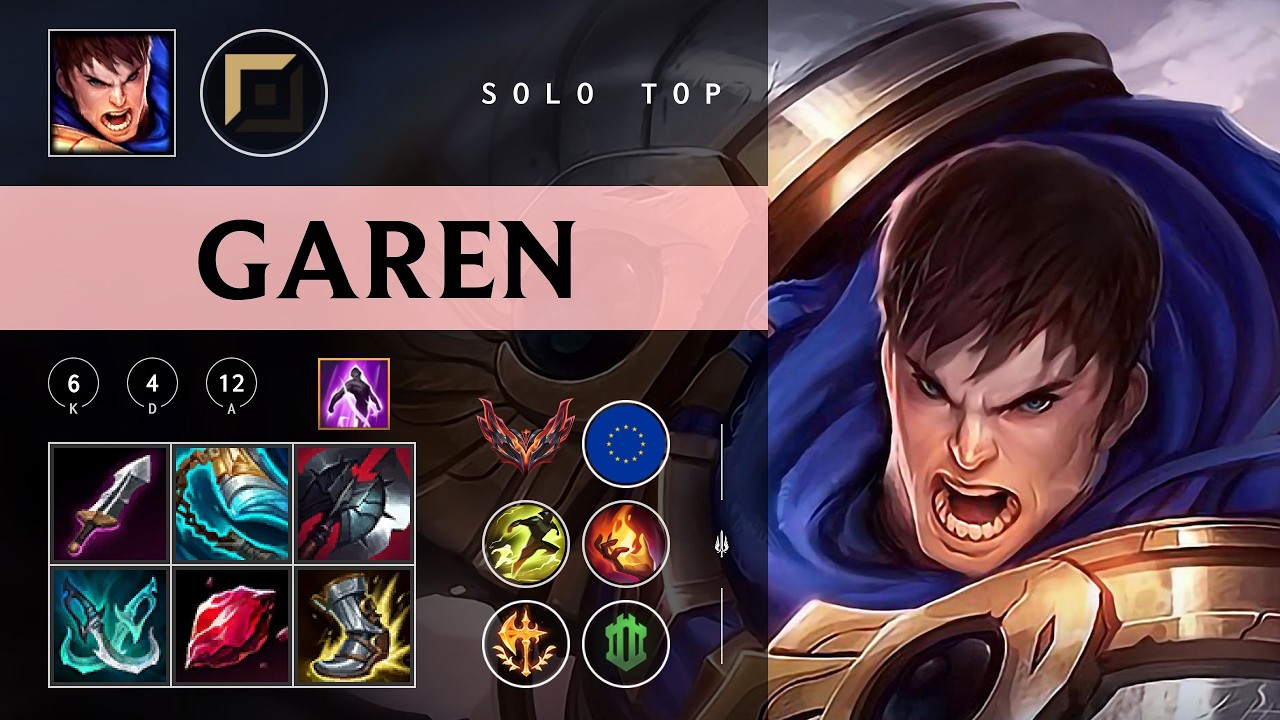 Garen Top vs Camille - EUW Grandmaster Patch 26.04