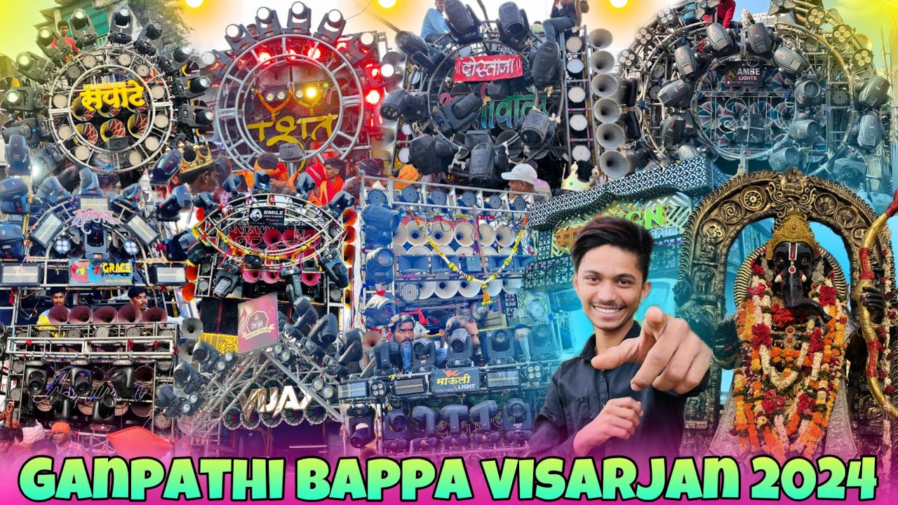 #Vlog-115 • Morshi Ganpathi Bappa Visarjan 2024 • गरम काम था मोर्शी में 💝• Kunal Creations Vlogs