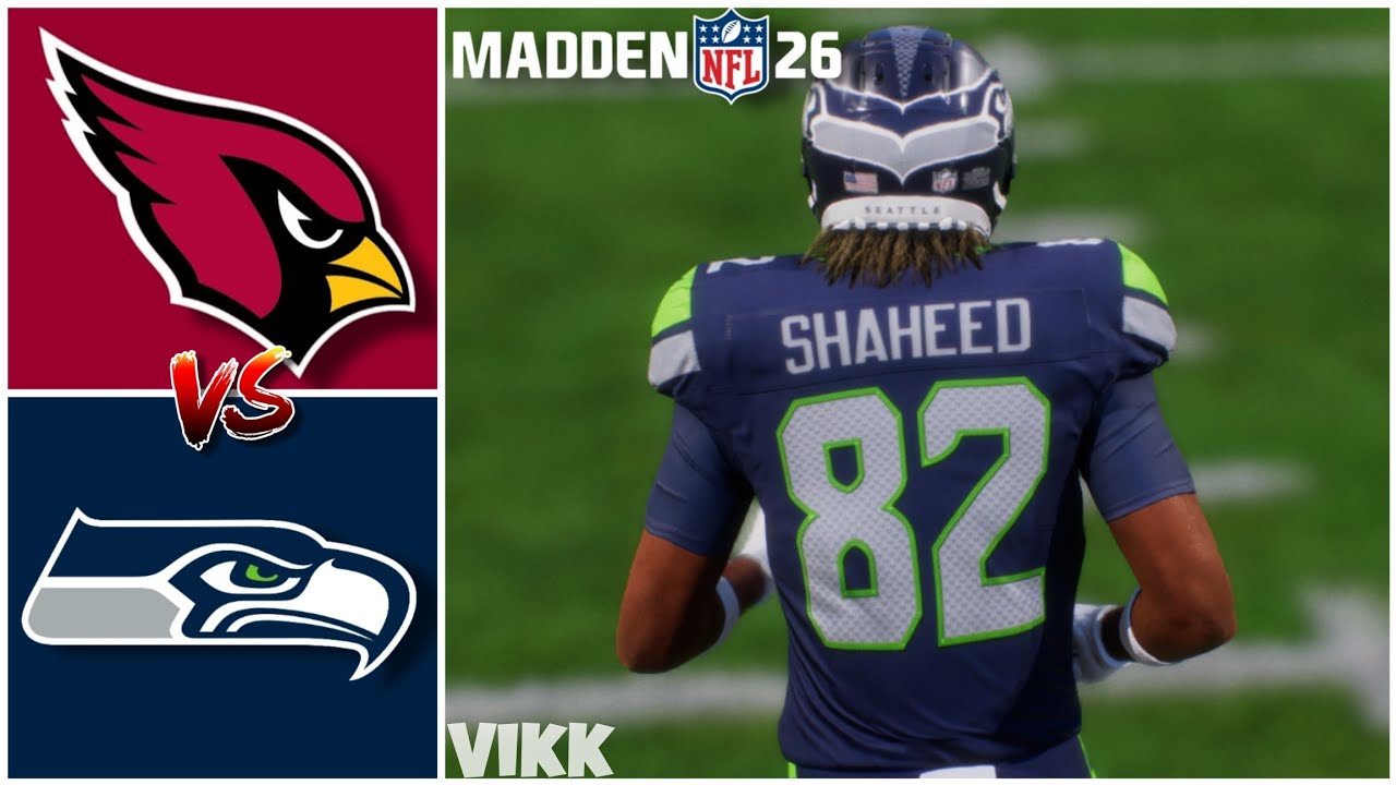 Cardinals vs Seahawks Week 10 Simulation (Madden 26 Updated Roster)