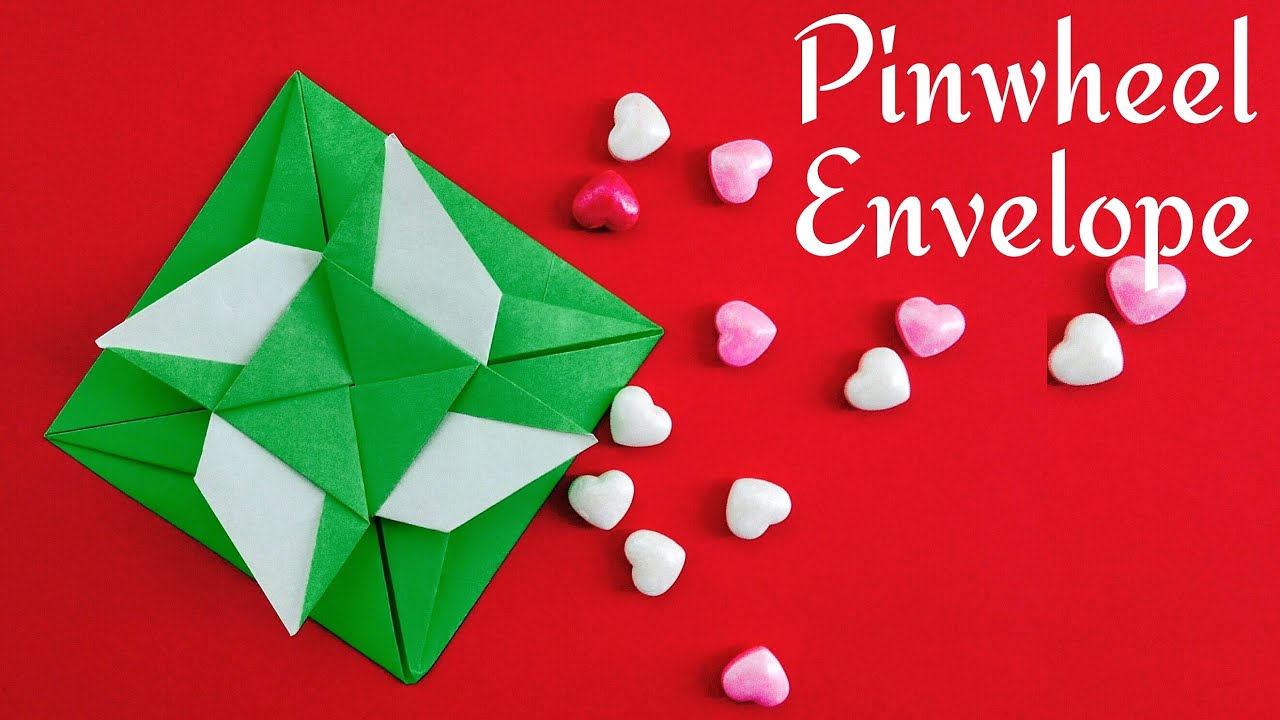 Pinwheel Envelope - DIY | Handmade - Tutorial by Paper Folds ❤
