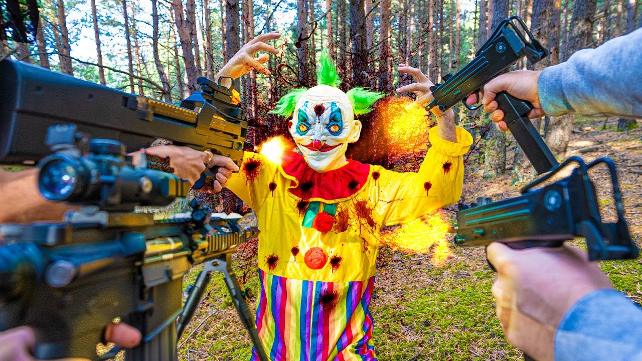 MATAMOS UN PAYASO ASESINO CON TODAS LAS ARMAS !! Makiman