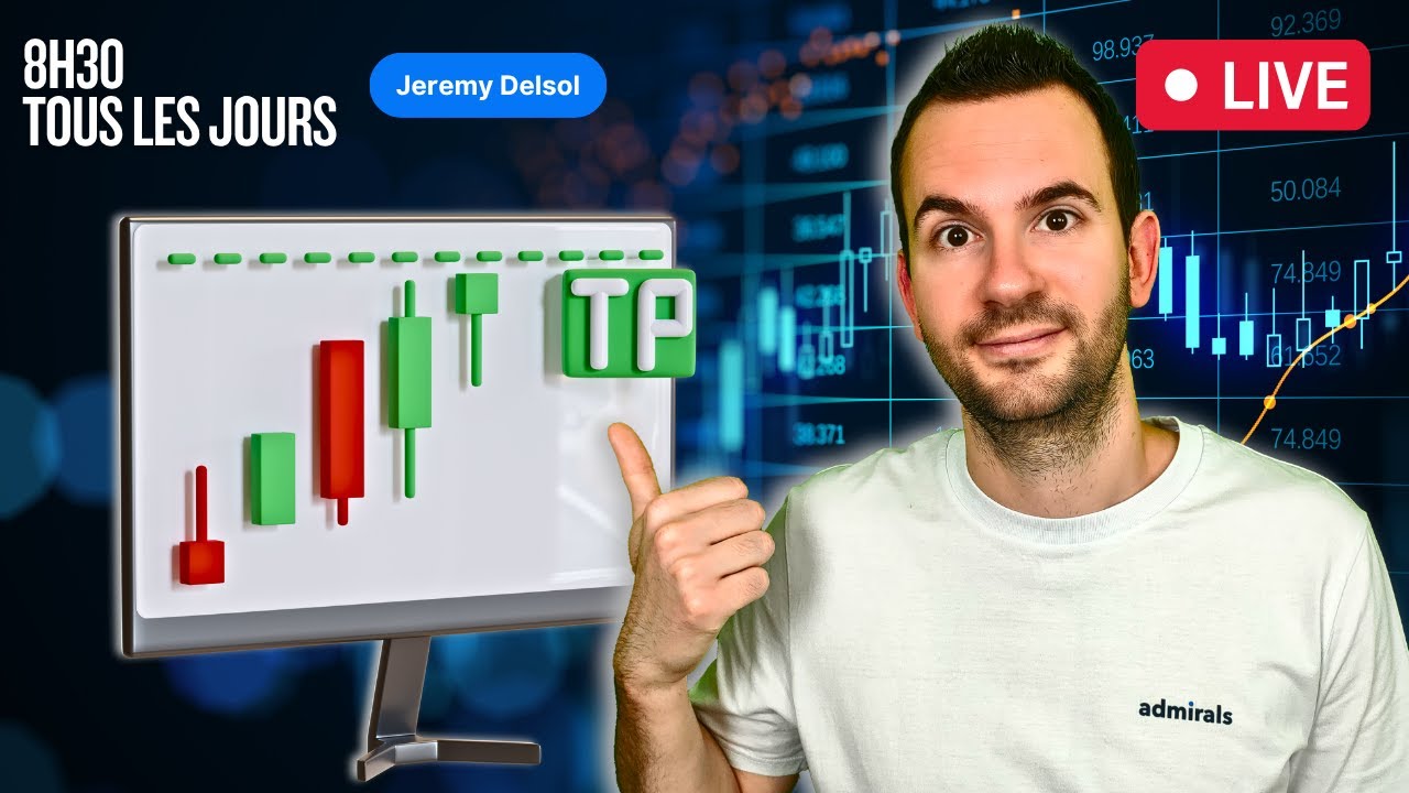 🔴 Live Trading : GOLD vs BOURSE | Quelle Position vais-je Prendre ?
