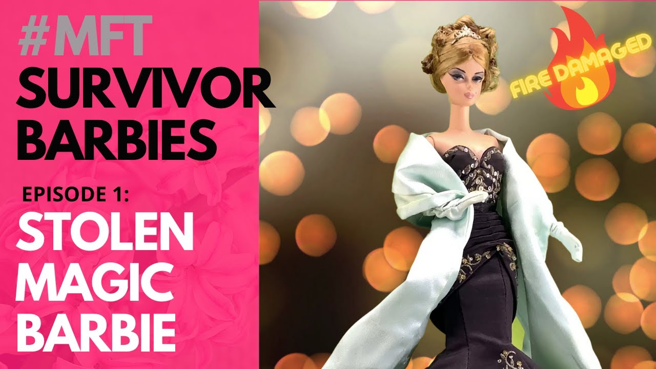 Stolen Magic Barbie Doll #G8072 (Fire Damaged)