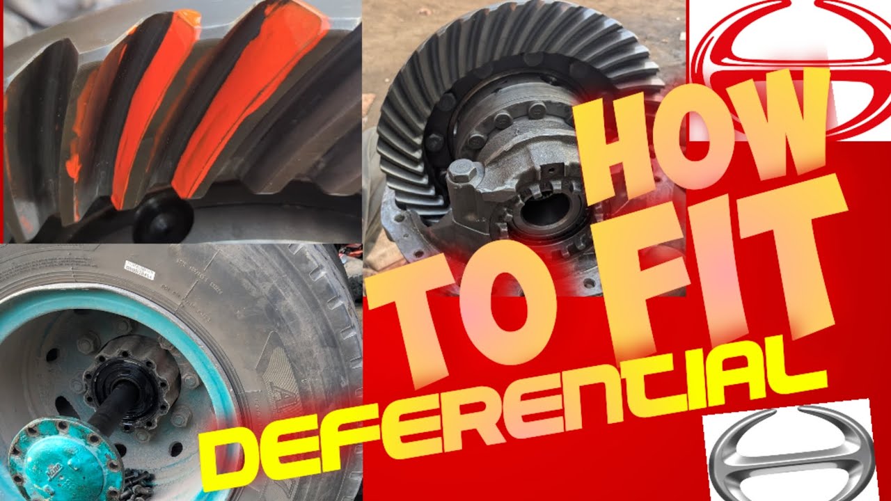 Old differential get repair how to adjust a complete differential Hino truck
