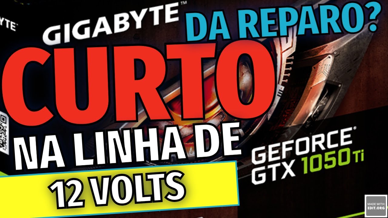 GTX 1050 TI Não liga e não apresenta vídeo, curto na linha de 12V. Será que tem reparo?
