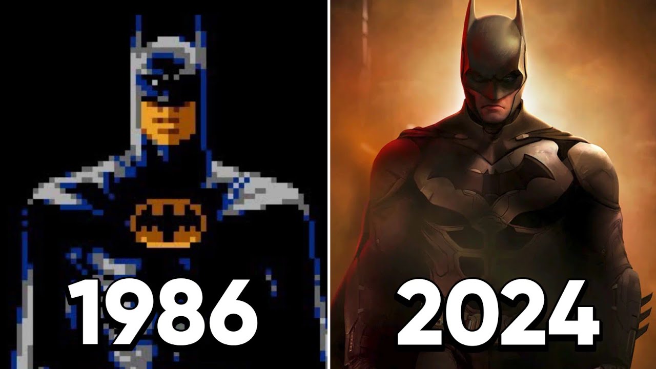 Evolution of Batman Games (1986-2024)
