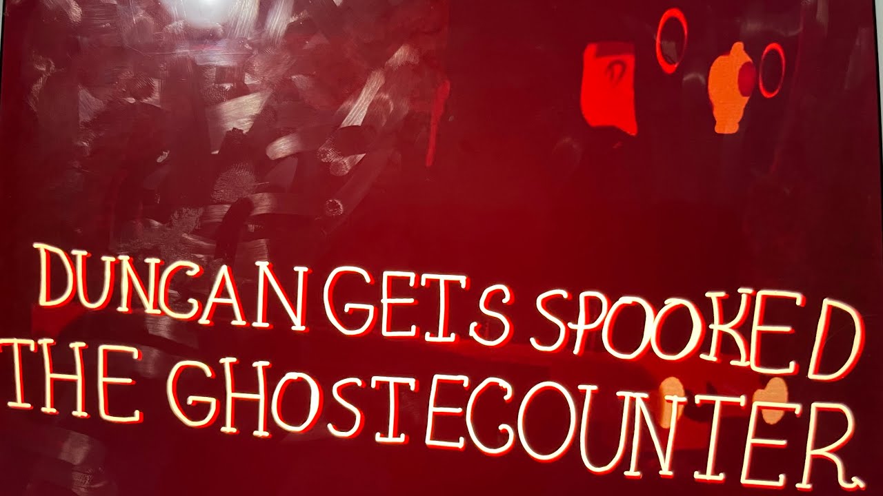 Duncan gets spooked part the ghost encounter