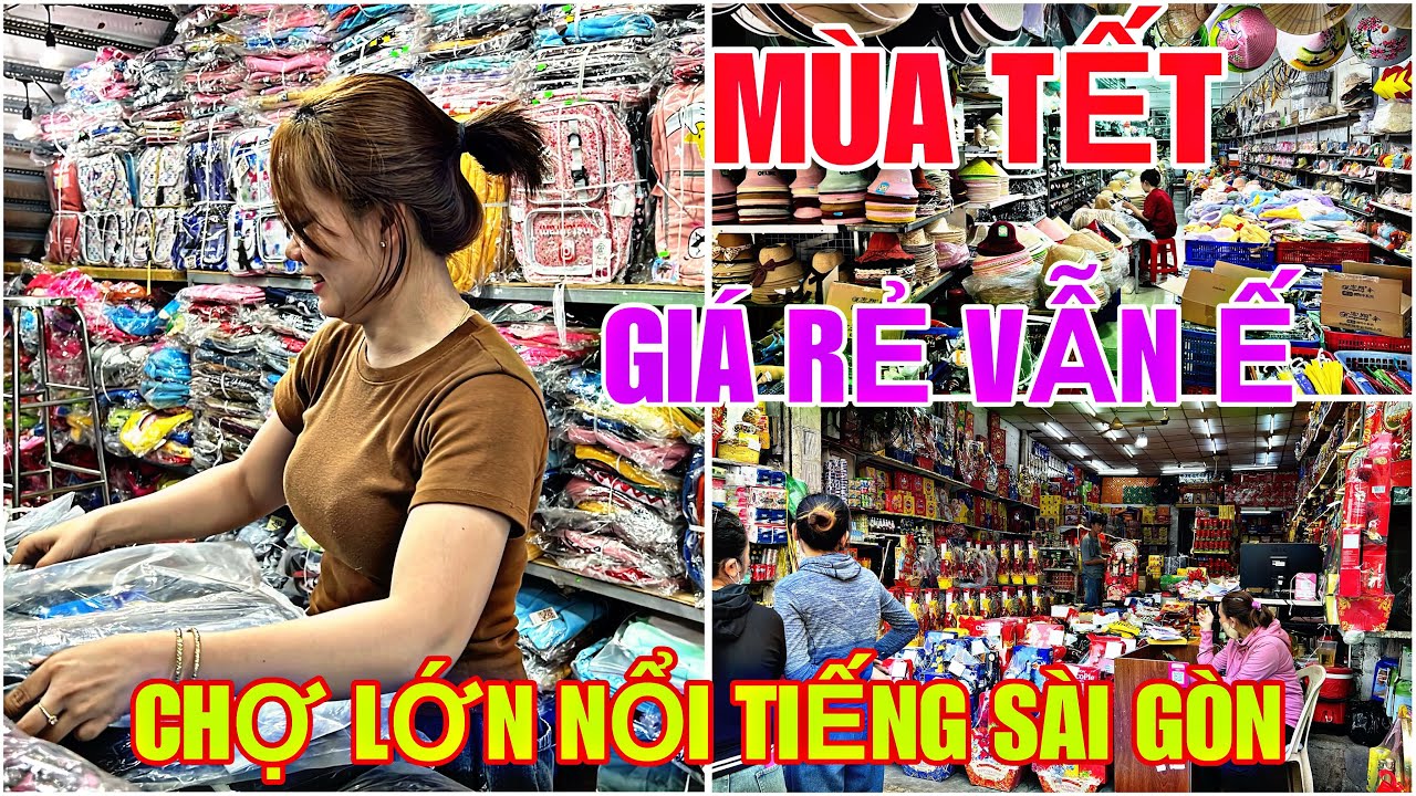 Tập 2829 MÙA TẾT GIÁ RẺ VẪN Ế KHU CHỢ LỚN NỔI TIẾNG SÀI GÒN